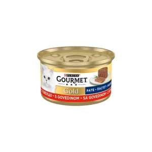 کنسرو گربه بالغ گورمت پته گوشت گاو Gourmet وزن 85 گرم