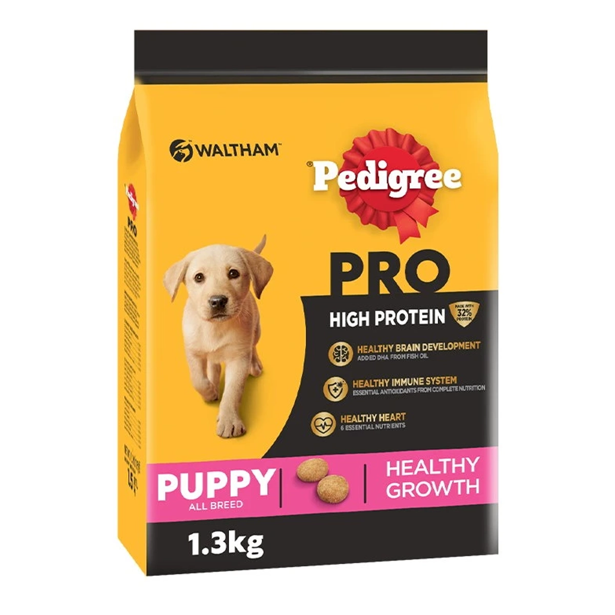 8853301008341_1-20230711103134- غذای خشک سگ پدیگری 1.3kg Pedigree Pro Puppy - Image 1