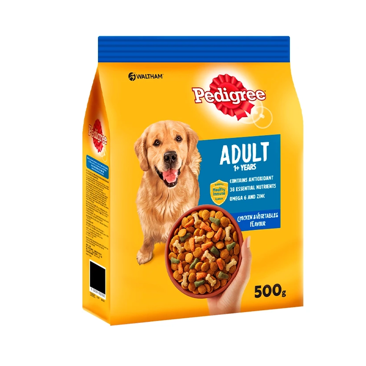 8853301300063_1-20230710170837- غذای خشک سگ پدیگری 500g Pedigree Chicken Adult - Image 1