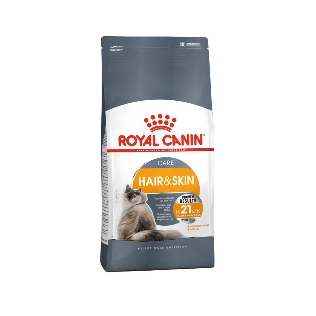 Royal-Canin-Cat-Dry-Food-Hair-and-Skin-Care غذای خشک گربه رویال کنین 2kg Hair&Skin - Image 1