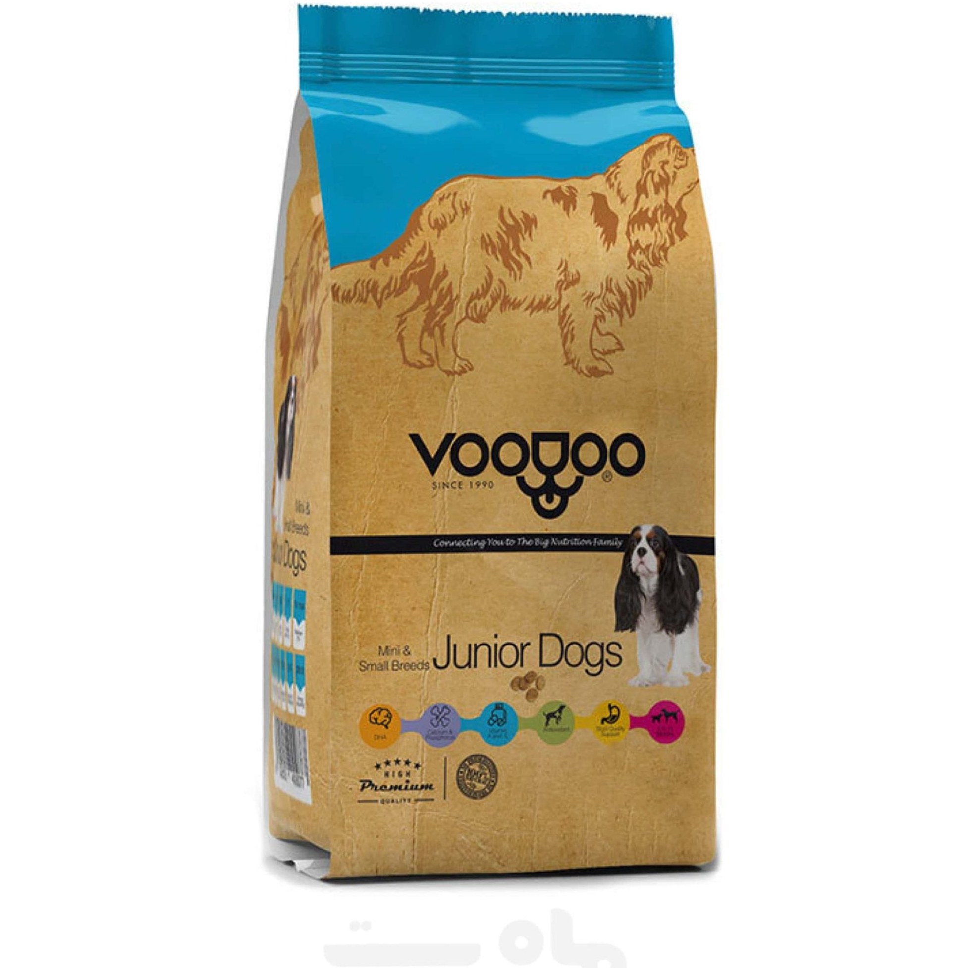 غذای خشک سگ بالغ نژاد کوچک وودوو 3kg Voodoo Junior Dogs