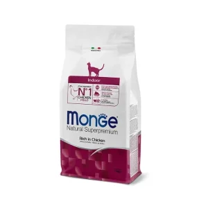 غذای خشک گربه بالغ مونژه مرغ Monge Indoor وزن 1.5 کیلوگرم