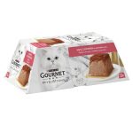 غذای گربه با بافت موس گورمت با طعم سالمون Gourmet  بسته 2 عددی 114g