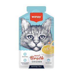 عصاره سوپ گربه با طعم مرغ 50g Wanpy