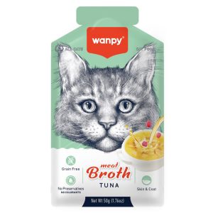 سوپ گربه ونپی ماهی تن Wanpy وزن 50 گرم