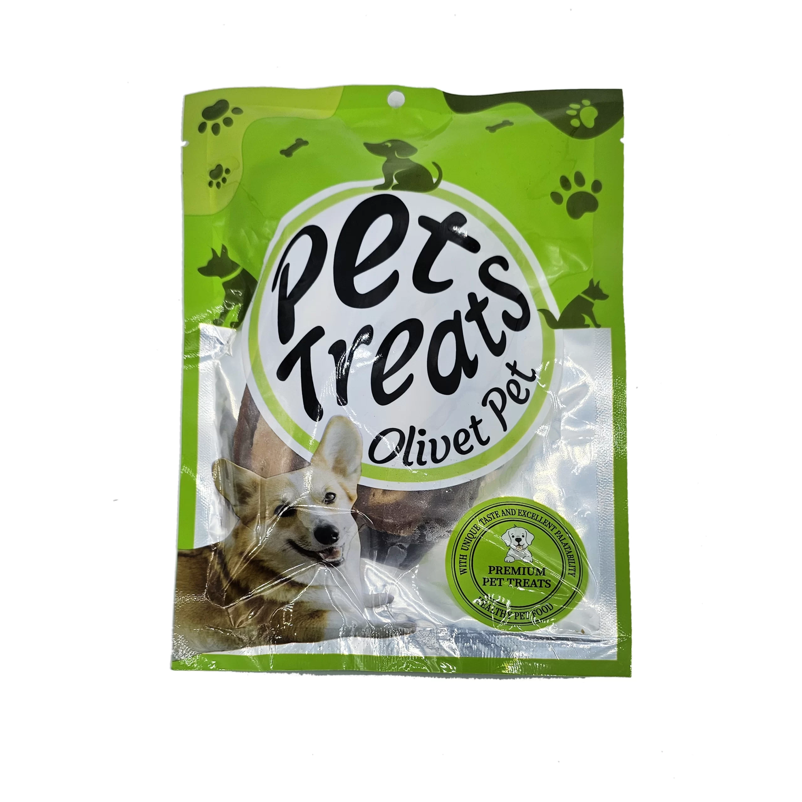 تشویقی سگ اولیور پت برش های مرغ و گاو 100g Pet Treats