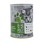 کنسرو گربه پته یو اس پت مرغ، اردک،کدو تنبل  400g US PET