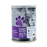 کنسرو گربه پته یو اس پت مرغ و سیب 400g US PET