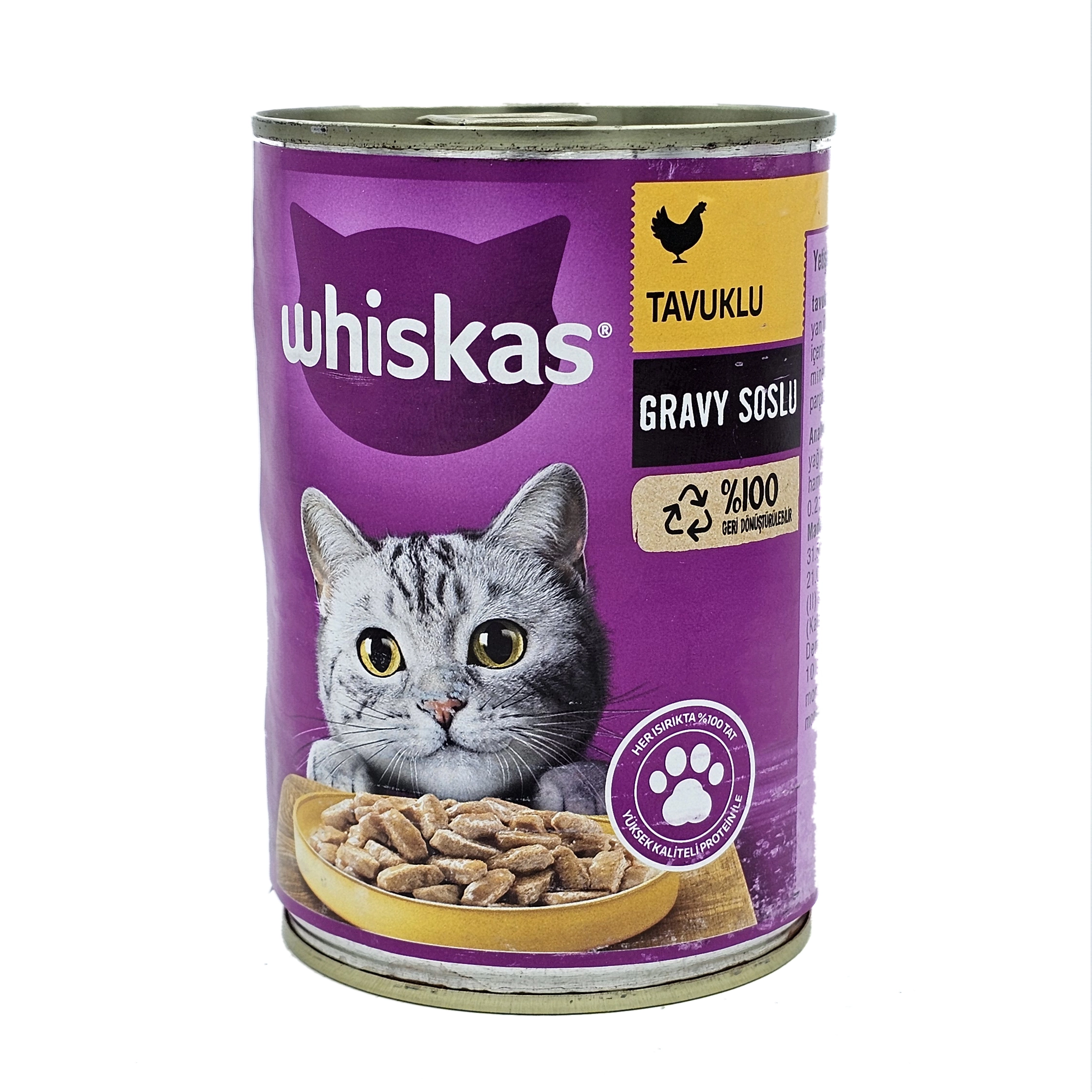 20250820_161012 copy کنسرو گربه چانک ویسکاس مرغ 400g Whiskas Gravy Soslu - Image 1