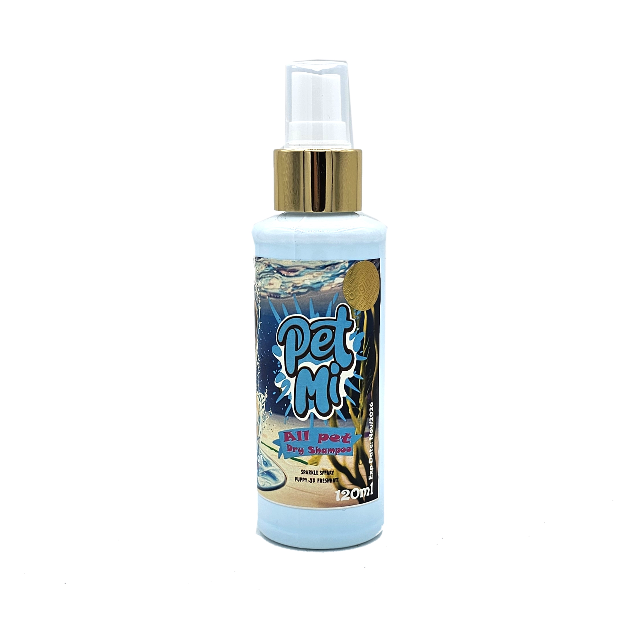 20250830_155626 copy اسپری شامپو خشک آنتی باکتریال 120ML PetMi - تصویر 1