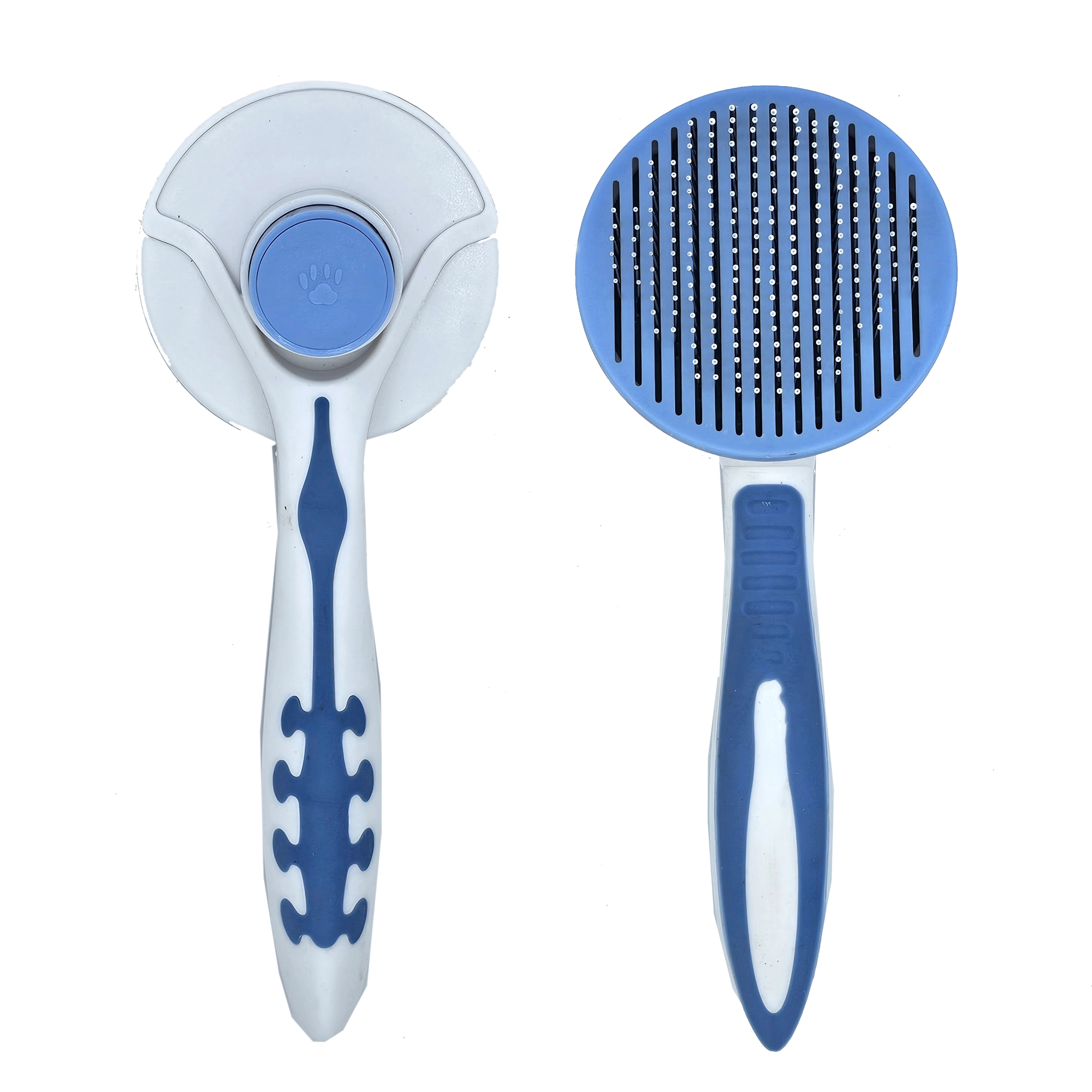 برس تخلیه دار گرد سیلیکونی Faded comb