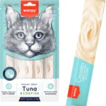 تشویقی بستنی گربه تن و ماهی کاد 70g Wanpy