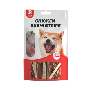 تشویقی سگ 100g N4P Chicken Sushi Strips