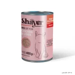 کنسرو پته گربه شایر با طعم مرغ و جگر 400g Shayer Chicken & Liver