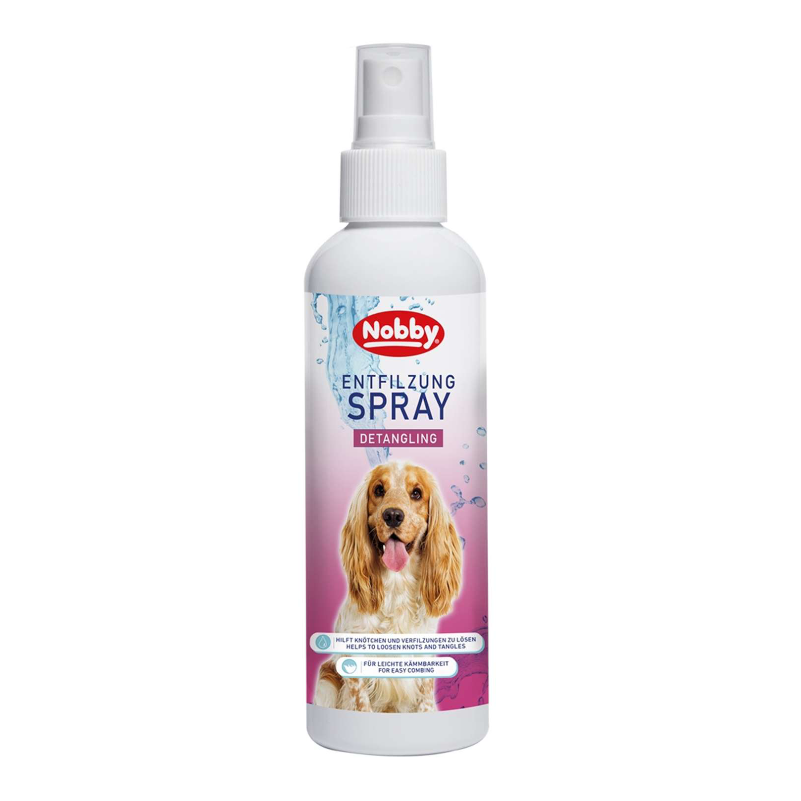 اسپری گره باز کن و نرم کننده مو سگ 175ML Nobby