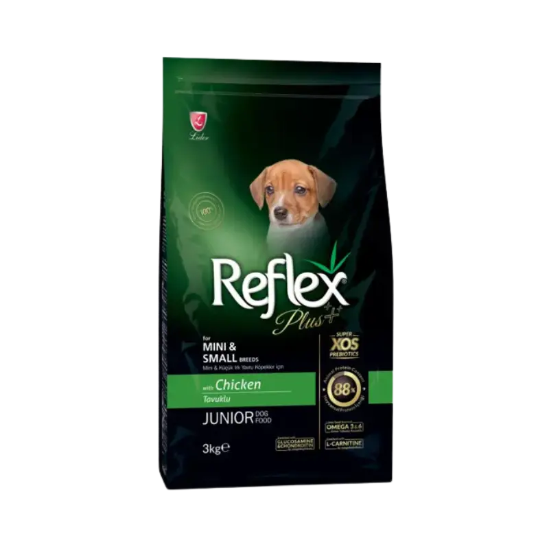 غذای خشک توله سگ نژاد کوچک رفلکس پلاس 3kg Reflex Pluss