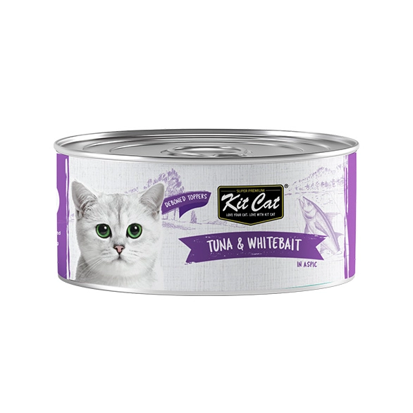8858772602227 copy کنسرو غذای گربه 80g KitKat Tuna & whitebait - Image 1