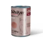 کنسرو پته گربه شایر با طعم گوشت 400g Shayer Beef