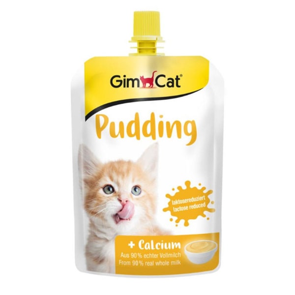 GimCat-Pudding-calcium-plus-weight-150-g-min پودینگ گربه کلسیم 150g GimCat - Image 1
