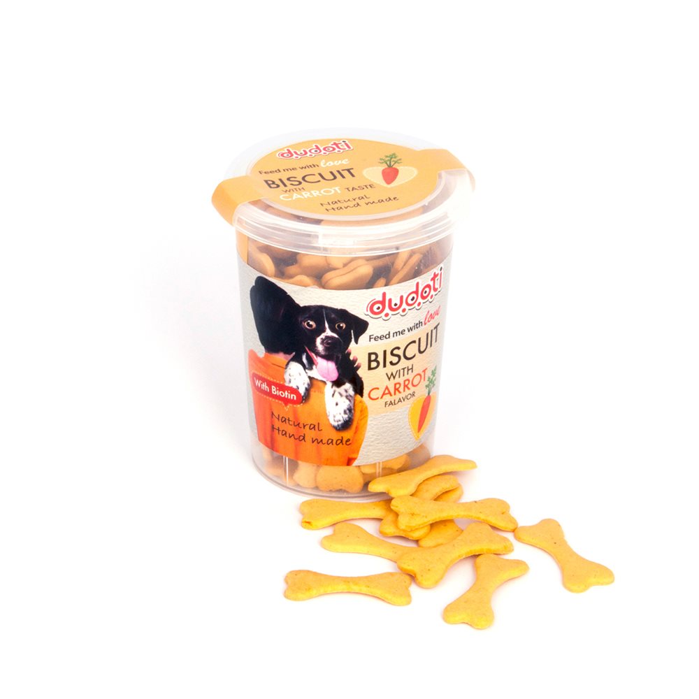 ProductM_8 تشویقی سگ بیسکوییت هویج دودوتی 150g dudoti - Image 1