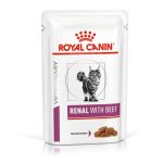 پوچ گربه رویال کنین 85g Royal Canin Renal With Beef