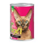 غذای گربه پته وکسی گوشت و برنج 400g Vexi Beef & Rice