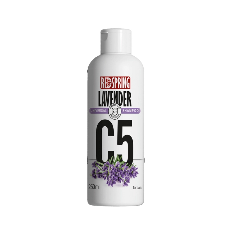 c5 copy شامپو گربه عصاره لوندر 300ml Redspring C5 - Image 1
