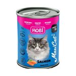 غذای گربه کنسرو هوبی سالمون 400g Hobi Salmon