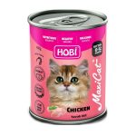 غذای گربه کنسرو هوبی مرغ 400g Hobi Chicken
