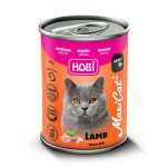 غذای گربه کنسرو هوبی گوشت بره 400g Hobi Lamb