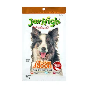 تشویقی سگ جرهای بیکن 70gr JerHigh