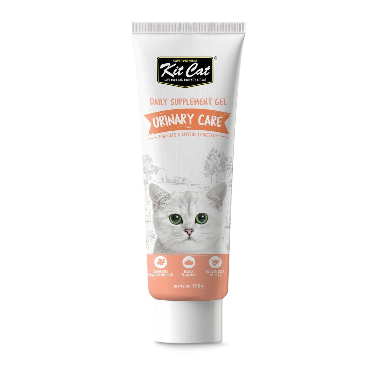 kitcat-supplement-gel-uronarycare-1 خمیر یورینری کر کیت کت 120g Kit Cat - Image 1