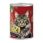 غذای گربه پته وکسی مرغ و جگر 400g Vexi Chicken & Liver