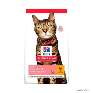 غذای خشک گربه بالغ لایت مرغ 1.5kg Hills