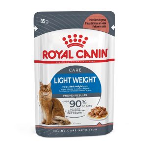 پوچ گربه رویال کنین لایت ویت در سس Royal Canin Light Weight  وزن 85 گرم