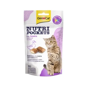 تشویقی اسنک نوتری پاکت اردک 60g GimCat