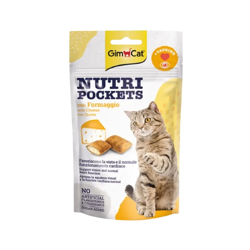 تشویقی اسنک نوتری پاکت پنیر 60g GimCat
