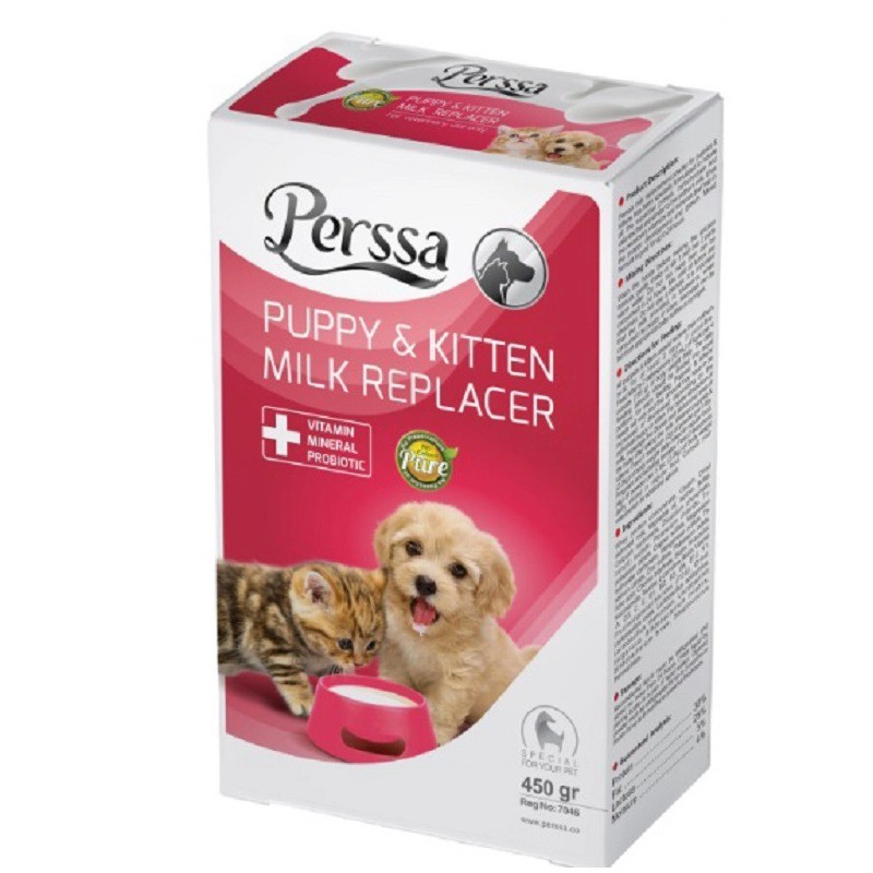 شیر خشک ویژه نوزاد سگ و گربه پرسا 450g Perssa