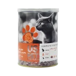 کنسرو گربه پته یو اس پت مرغ و کدو تنبل و سنبل الطیب  430g US PET