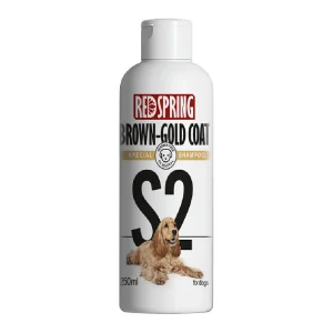شامپو سگ موهای قهوه ای و طلایی رد اسپرینگ 300ml Redspring S2
