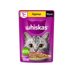 پوچ گربه ویسکاس مرغ و ژله 75g Whiskas