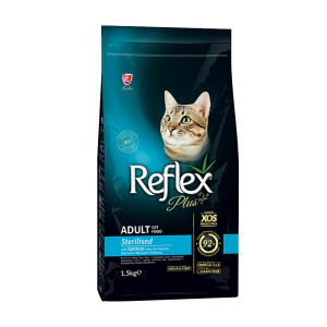 غذای خشک گربه عقیم شده سالمون 1.5kg Reflex