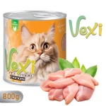 کنسرو گربه وکسی طعم مرغ 800گرمی