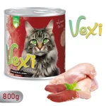کنسرو گربه وکسی طعم مرغ و جگر 800گرمی