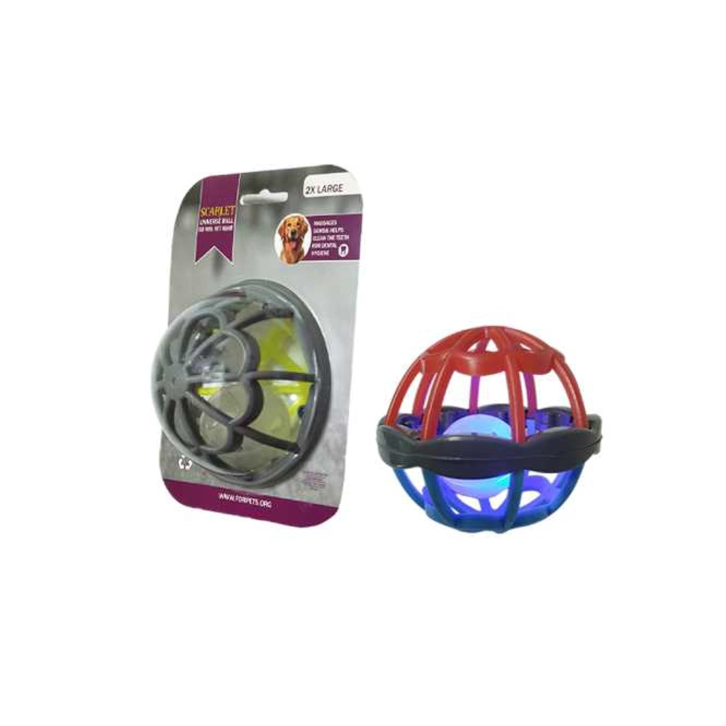 کاتالوگ سگ 3 شهریور (1)-38 توپ چراغدار یونیورس HappyPet L - Image 1