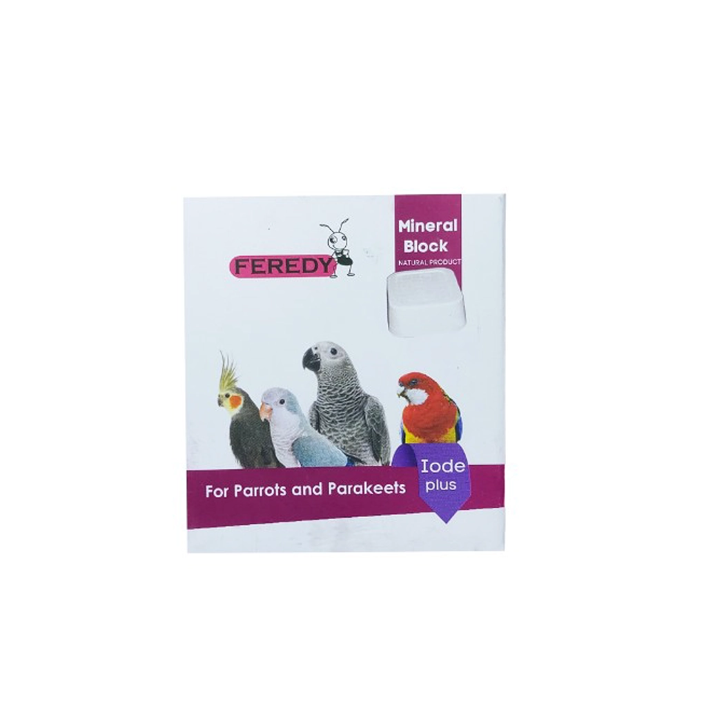 کاتالوگ پرنده و جونده 3 شهریور-26 سنگ کلسیم پرنده HappyPet 80ML - تصویر 1