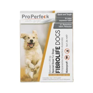 قطره ضد کک و کنه سگ 5 عددی پروپرفک properfeck