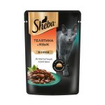 پوچ گربه شبا گوشت گوساله 75g Sheba