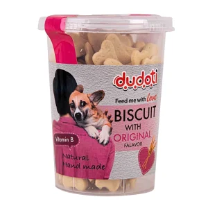 تشویقی سگ بیسکوییت گندم 150g dudoti