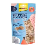 تشویقی گربه جیم کت نوتری پاکت ماهی سالمون Gim Cat وزن 60 گرم